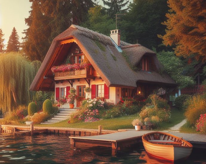dom nad jeziorem